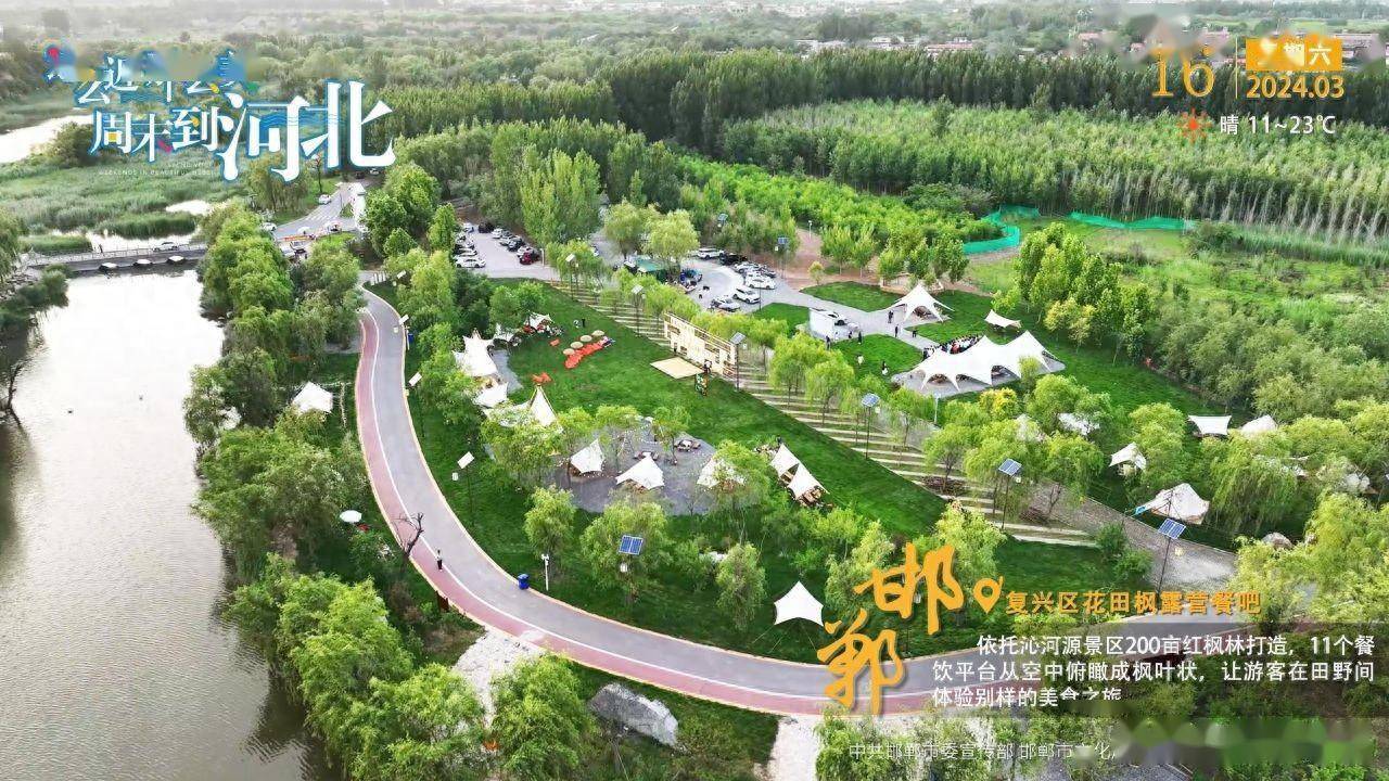 这么近那么美周末到河北邯郸复兴区花田枫露营餐吧