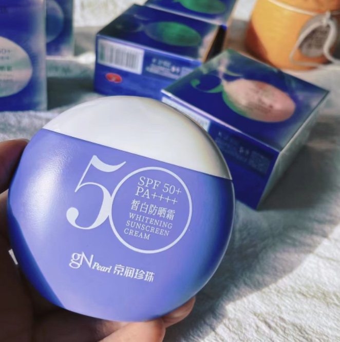京润珍珠美白防晒霜专利加持,美白 防晒双特证spf50 pa    ,13h高倍