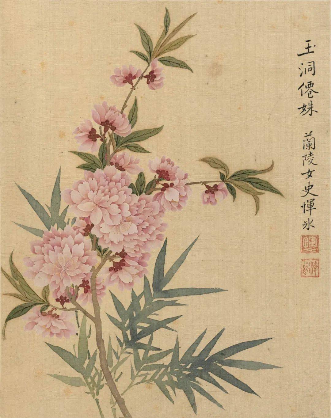 十帧没骨花卉,妍雅可喜_国画_南田_恽冰
