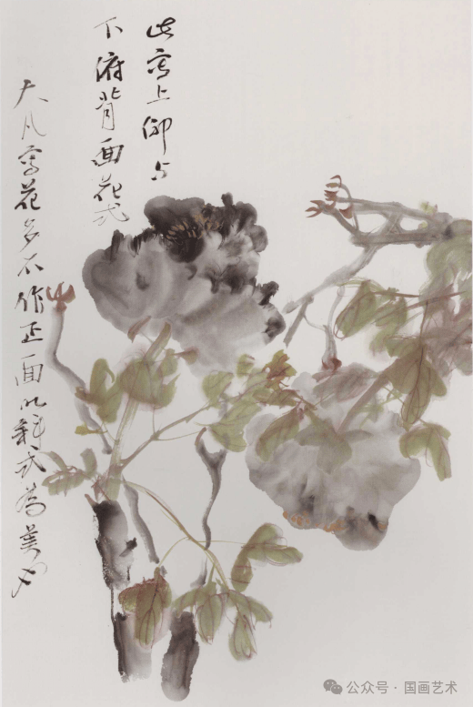 陈玉圃写意牡丹画法课徒画稿