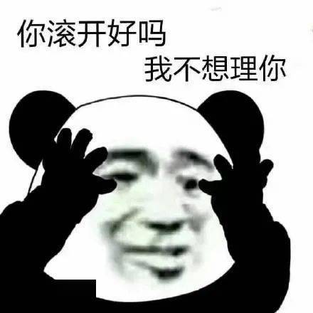 贱贱的骂人熊猫头表情包!