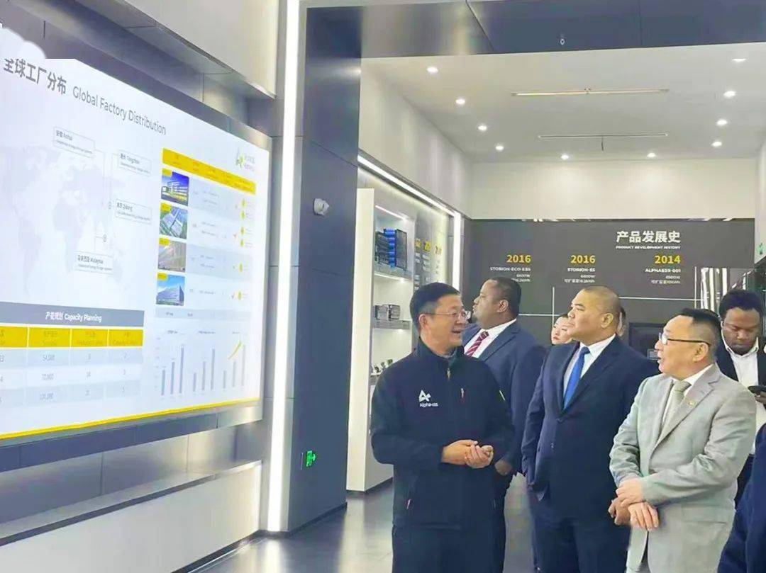 瓦努阿图共和国驻华大使和密克罗尼西亚联邦驻华大使访问沃太能源