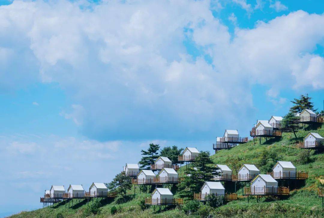 酒足饭饱,在慵懒的午后浅浅午休一下吧百里荒提供木屋别墅,星程酒店云