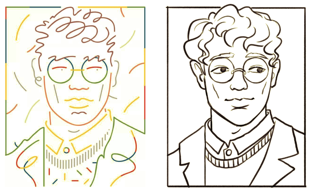 一根有意思的线条是怎么画的