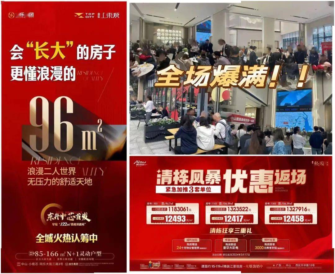 网签涨867上周中山6盘加推多盘热销