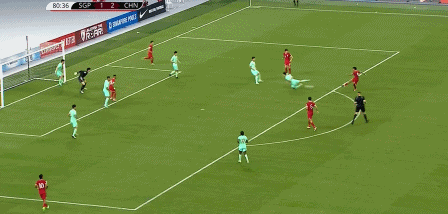 第53分钟,新加坡队替补出场的拉姆利突施冷箭破门.