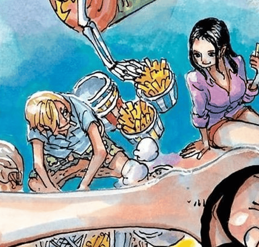 海贼王漫画1111话高清彩页以及头像