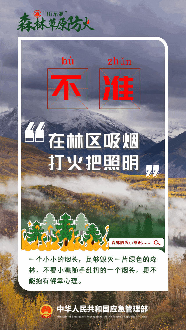森林防火,重在预防!"森林防火十不准"要牢记→_吕健新_三审_黎永定