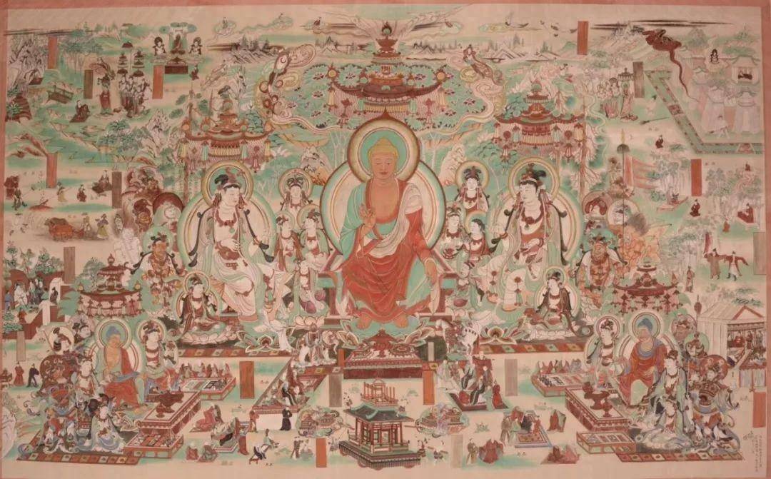 61幅高山笔下的敦煌石窟壁画