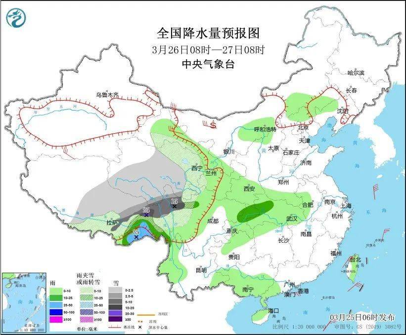 长江中下游地区有较强降雨和强对流天气西藏青海等地有雨雪西北华北等