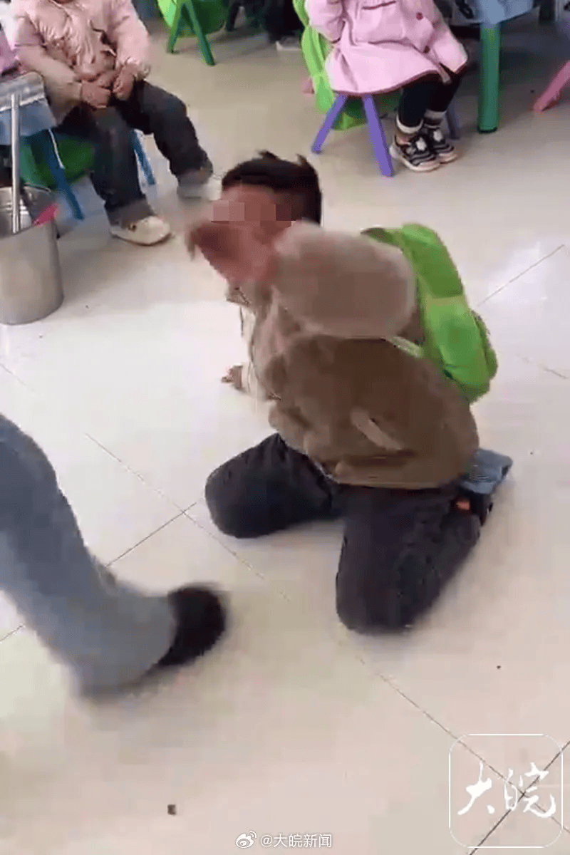 涉事人员开除幼儿园园长停职一幼师殴打学生官方通报