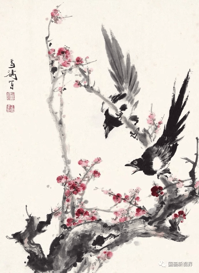 写意梅花 简单图片