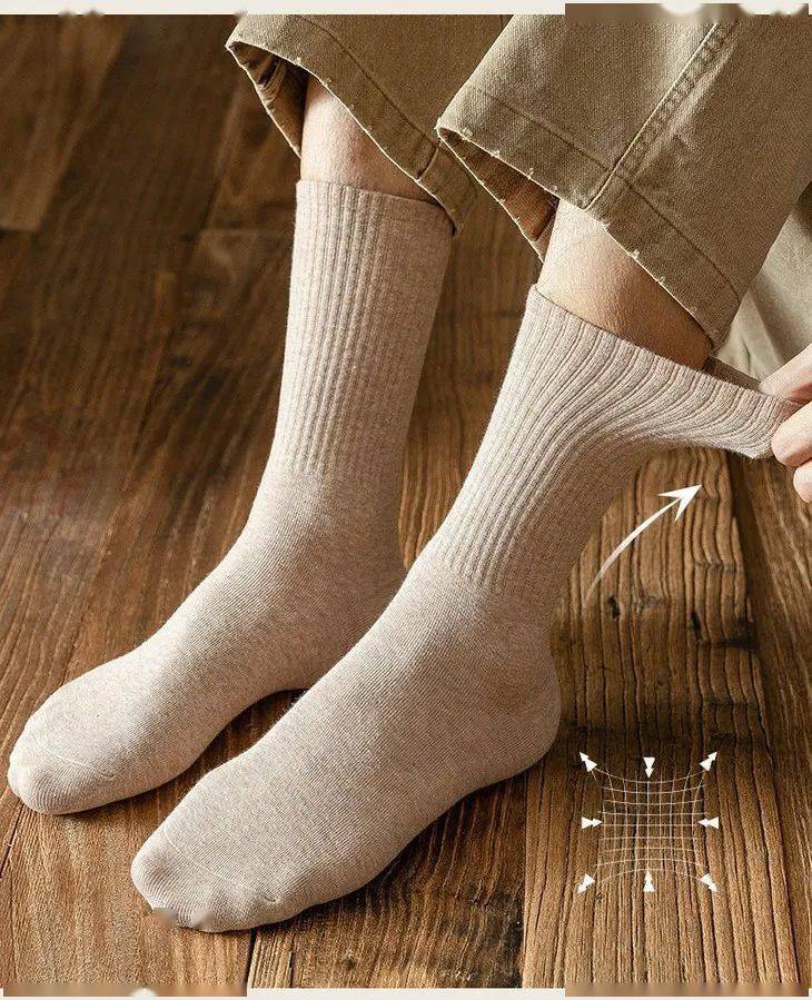 几块钱就能穿"四季"的新疆长绒棉袜,不臭,不闷,透气一整天~_袜子_品质