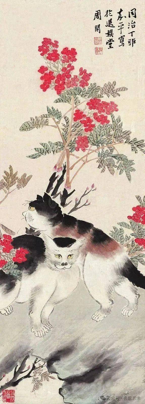 【名品视界】清代画家周闲的花鸟画作品赏析_名家_艺术界_鉴定