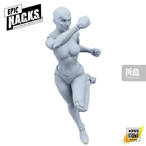 bfsepichacks6寸通用替换素体可动人偶女兵人