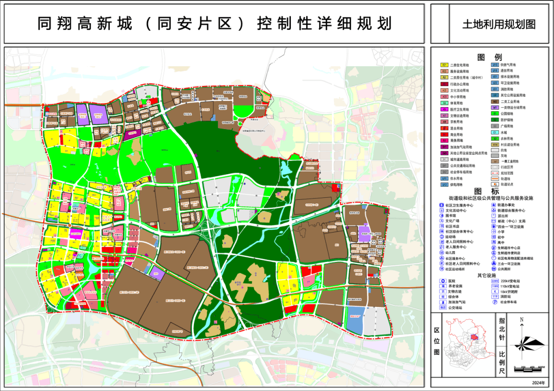 同翔高新城规划图图片