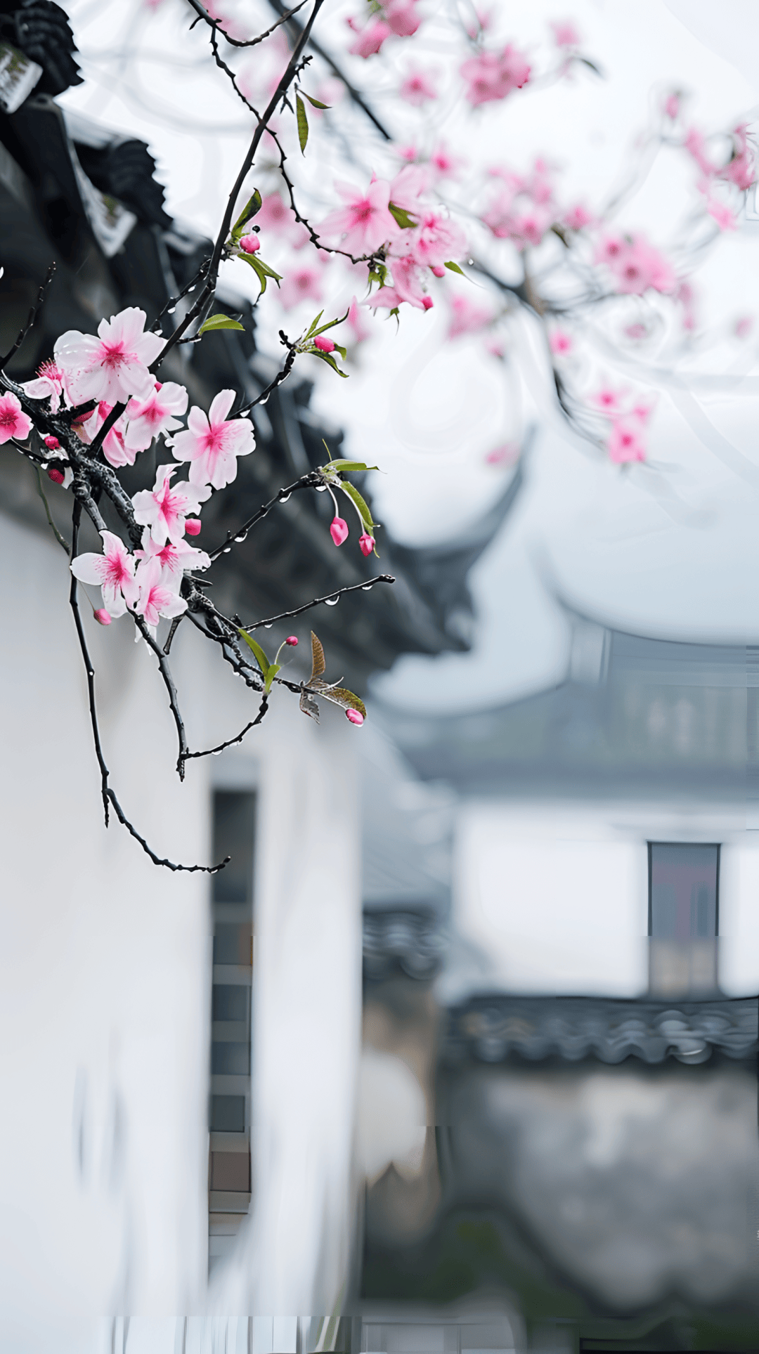 风过处轻红涌动,一树树桃花缤纷烂漫,粉蕊楚楚,正芳华待嫁