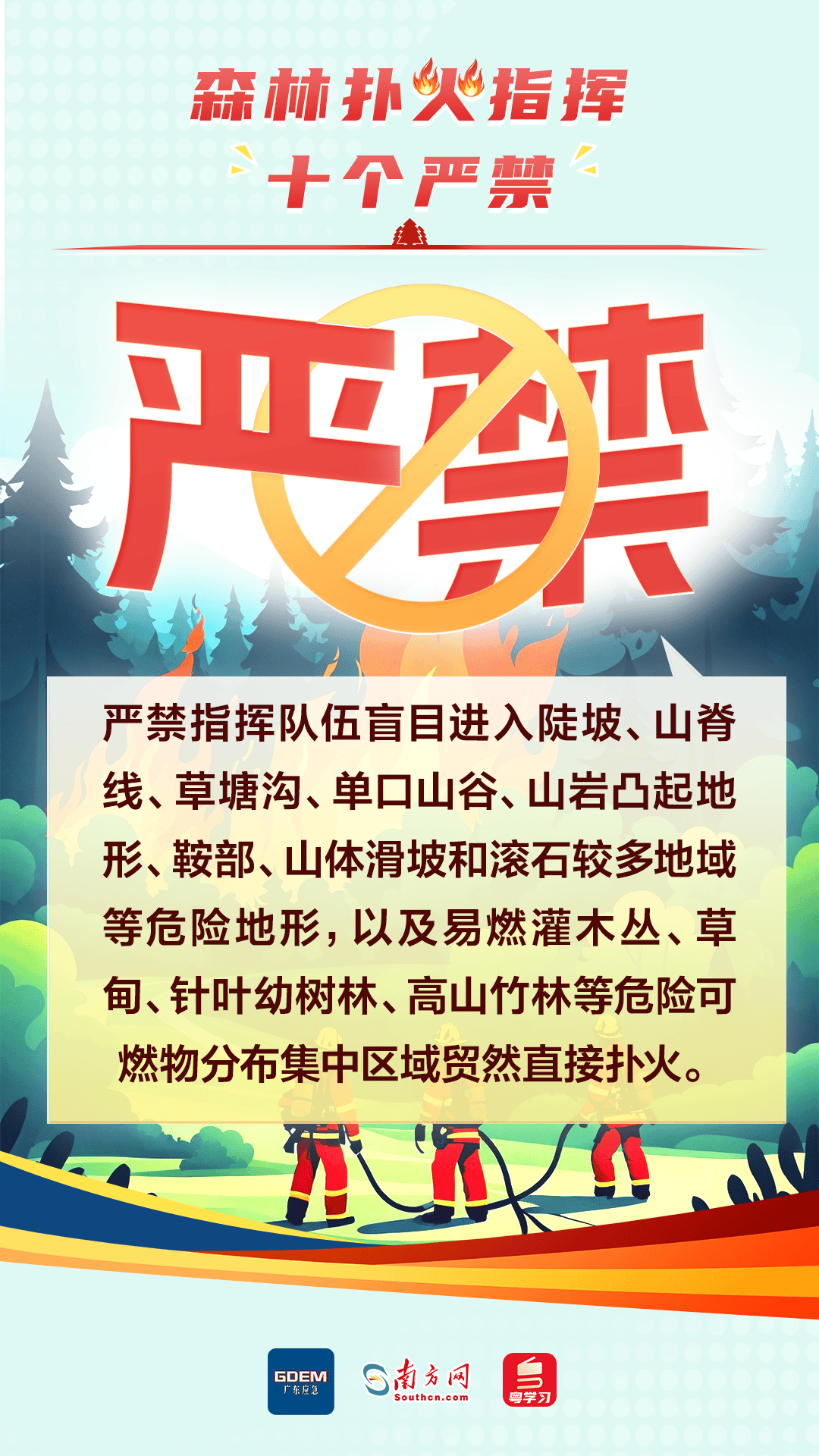森林防灭火 | 谨记"十严禁""三先四不打"!