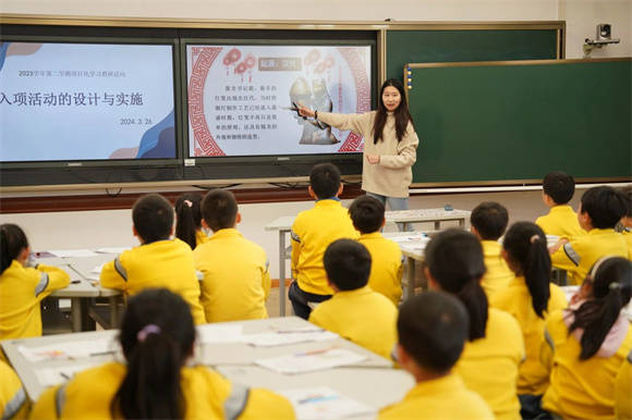 浦东高桥镇小学聚焦革新践行践学2023学年第二学期项目化学习教研活动