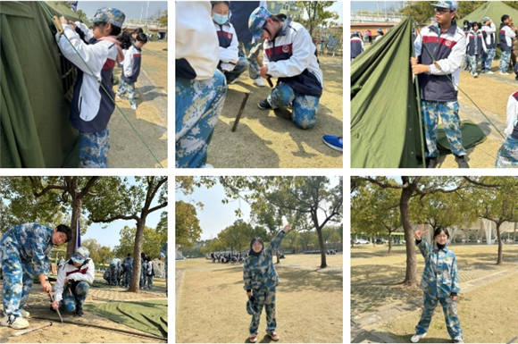 浦东吴迅中学爱我国防百炼成钢全力以赴争创辉煌高一年级东方绿舟国防