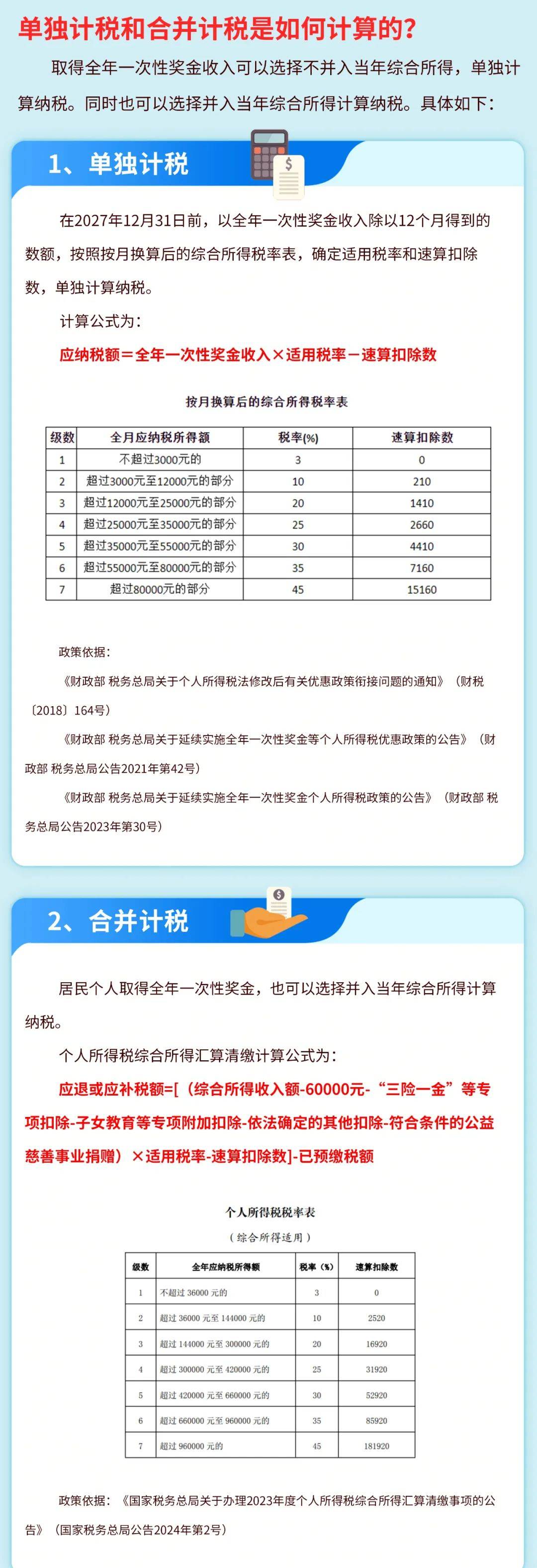 收藏丨事关全年一次性奖金