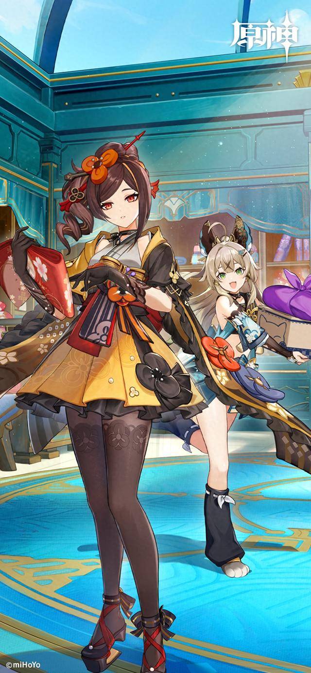 《原神》「壁纸放送」_旅行者_宣传_版本