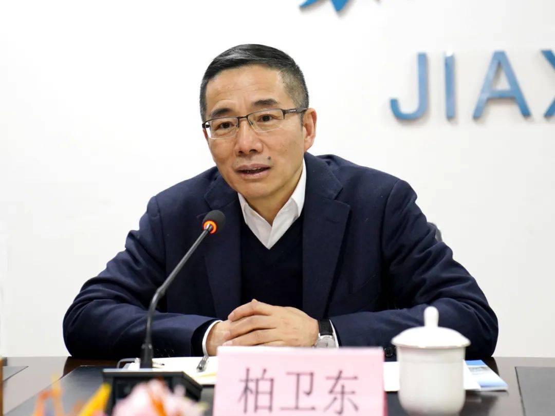 嘉通集团董事长柏卫东带队调研嘉兴市交通学校