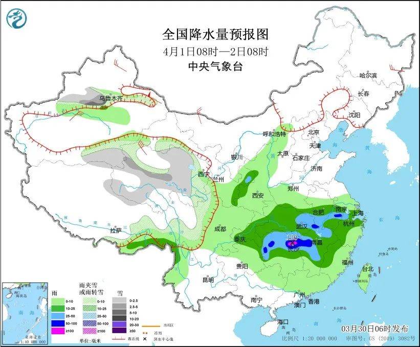 【全国天气】江南华南等地多强对流强降水 新疆北部有明显雨雪天气