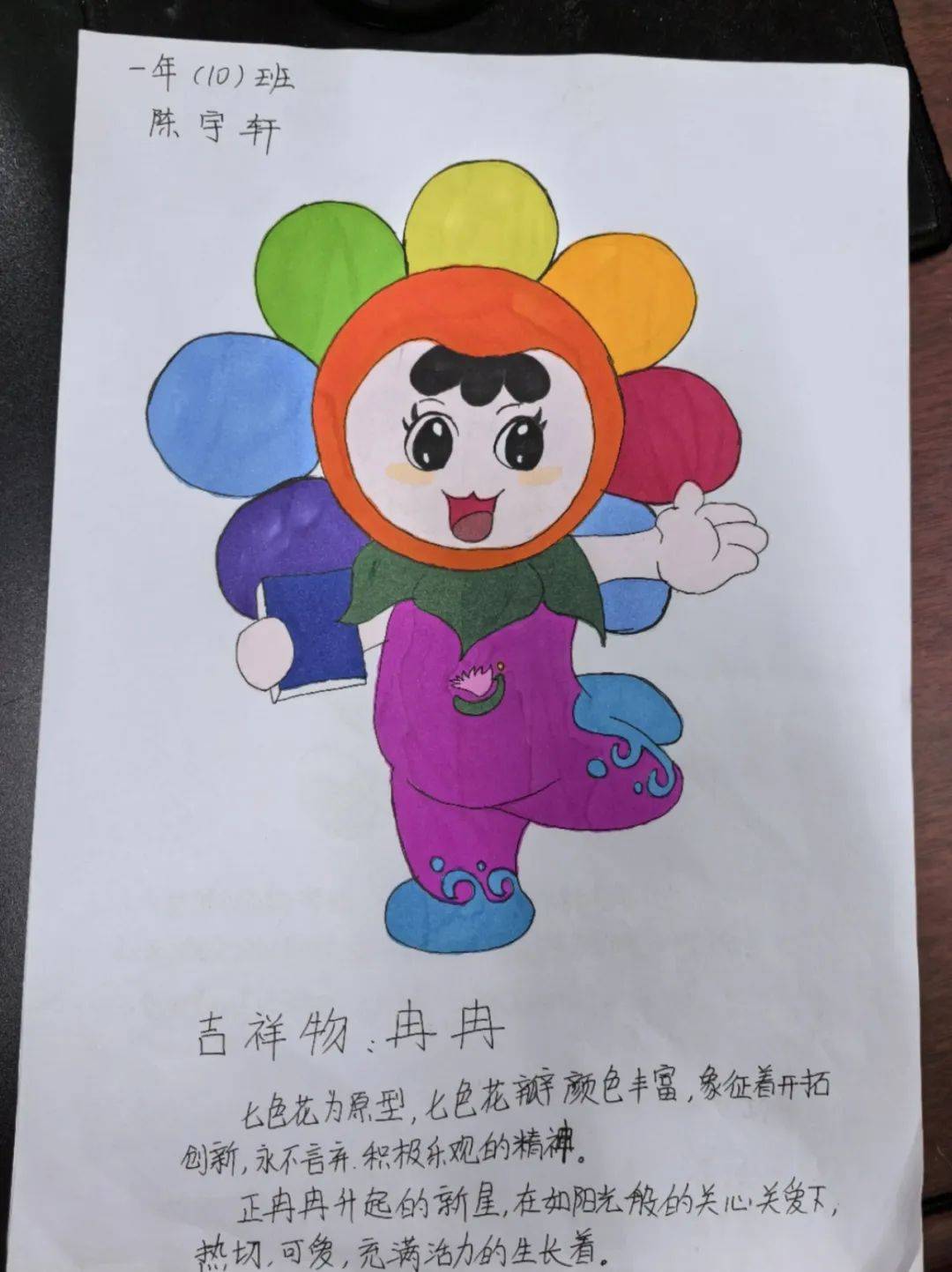 小学吉祥物设计寓意图片