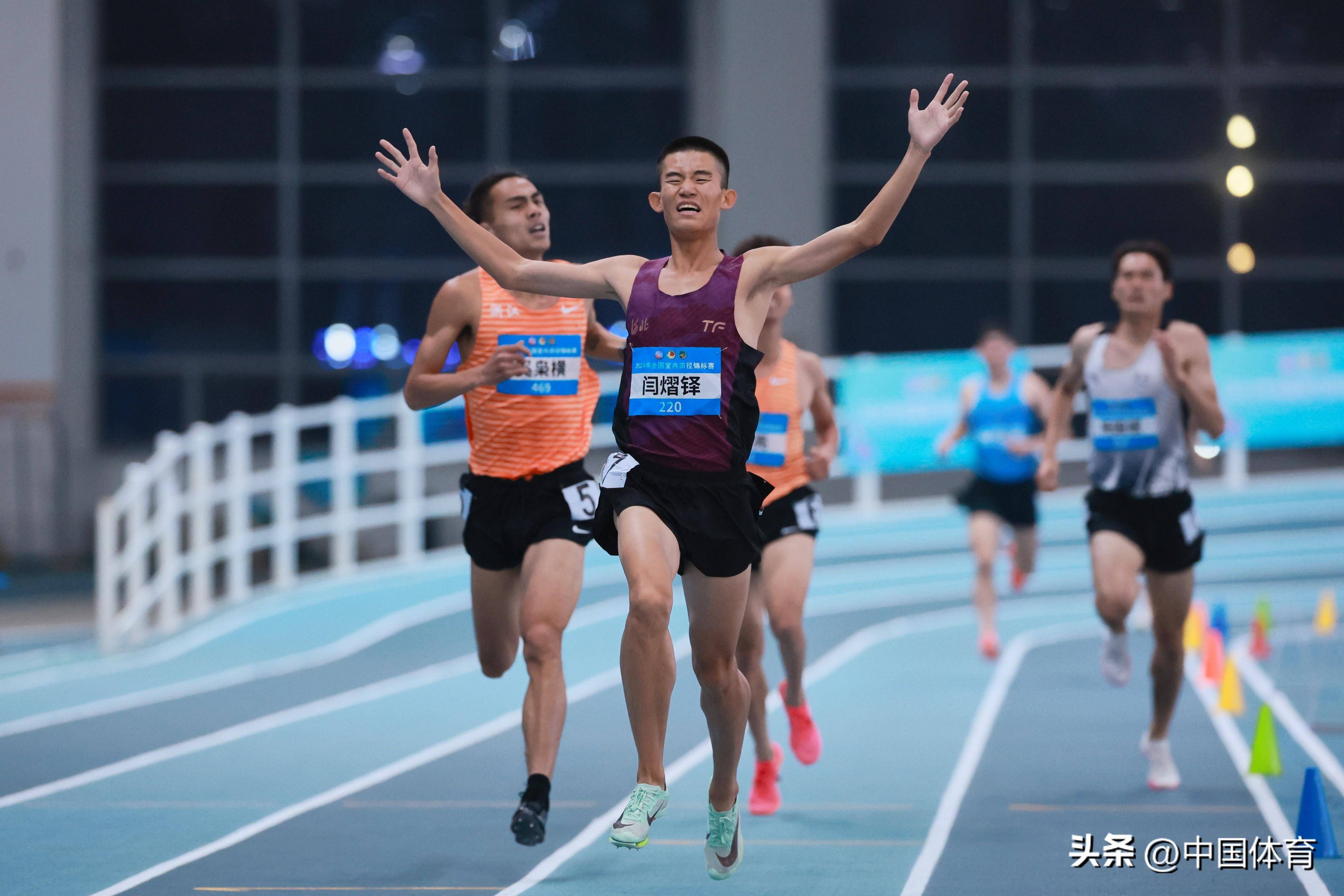 田径全锦赛天津队和河北队分获男女4x400米接力冠军粟文问鼎男子三级