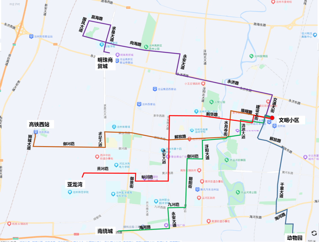 沧州清明祭扫公交专线和5条对应接驳线路即将开通