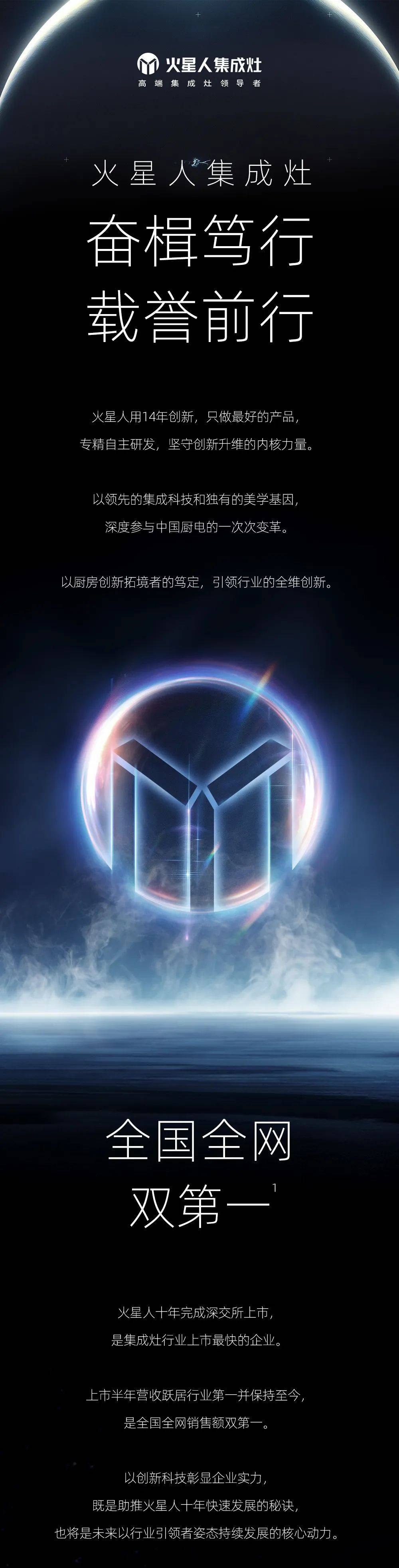 火星人集成灶,奋楫笃行,载誉前行