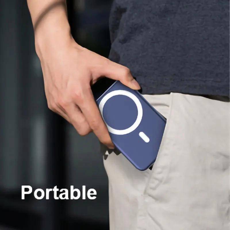 磁吸充电无线超薄小巧10000便携移动电源毫安,时空之门的秘密_小艾