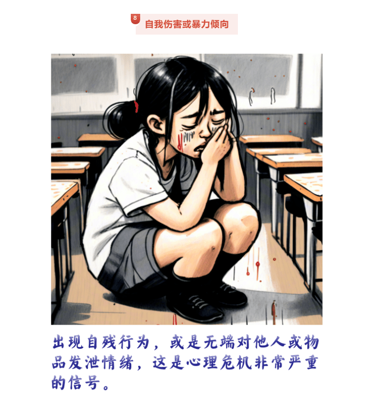班主任,如果学生有这10种表现,ta可能遭遇了"心理危机"