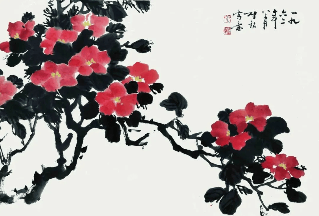 十二幅花鸟小品空灵