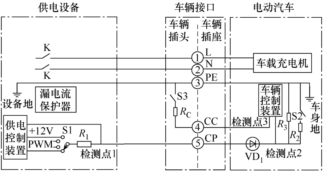 充电枪原理图图片