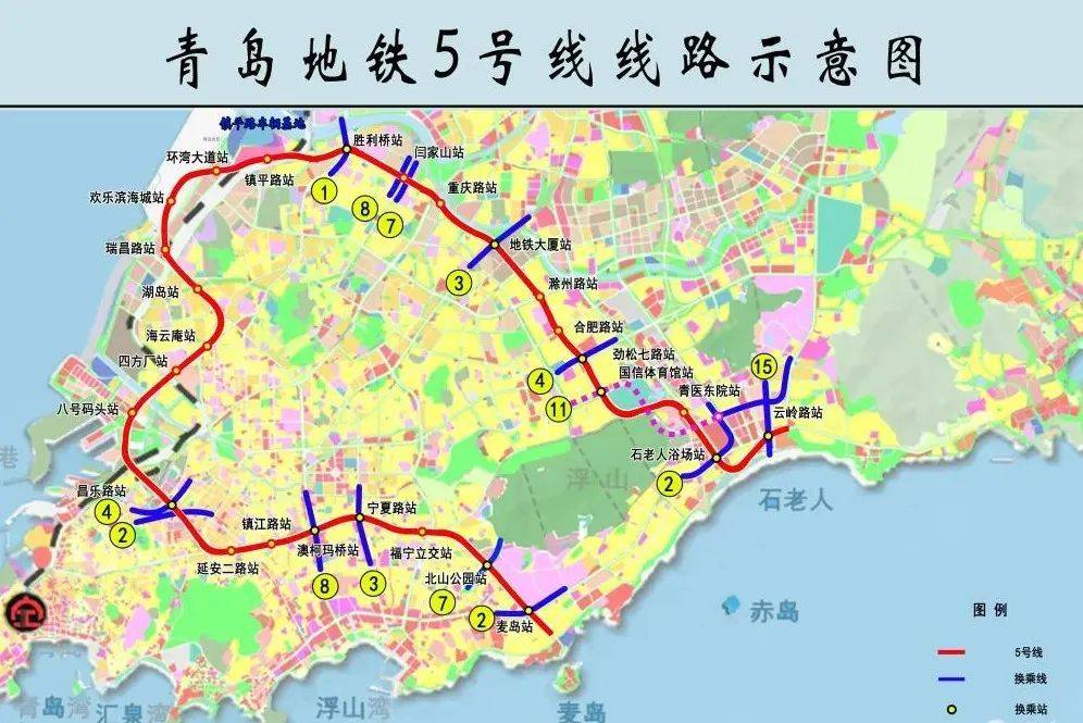 青岛各地铁线路建设进展来了!