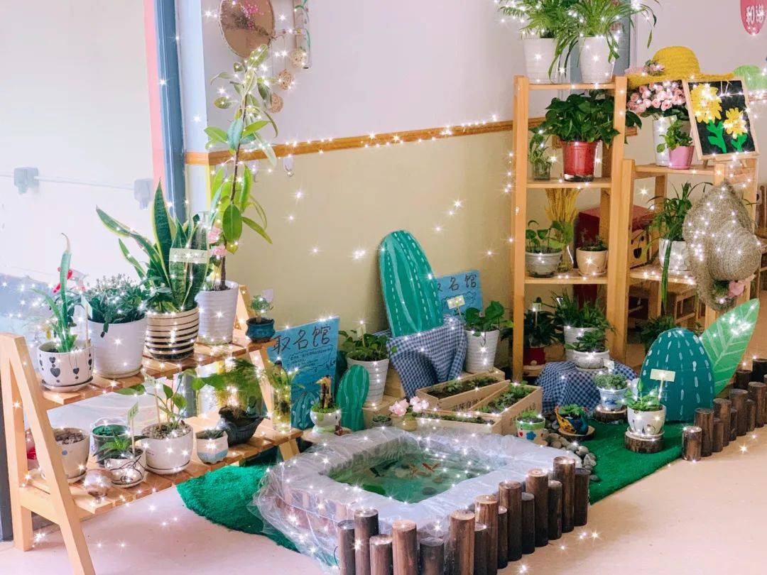 创意环创幼儿园春季植物角环境布置春日美景尽收眼底