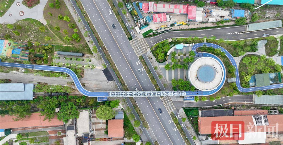 来武汉享受空中骑行的畅快武昌生态文化长廊9座跨街天桥成骑行爱好者