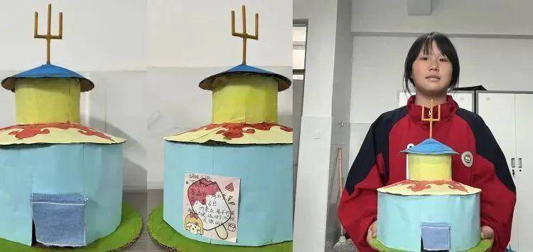 西航二中教育集团汉都新苑中学校区开展传统特色民居手工制作的实践