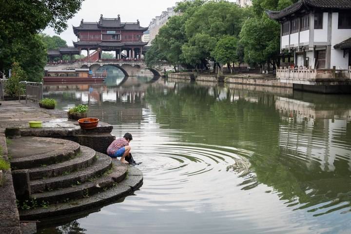 晚潮|河埠头