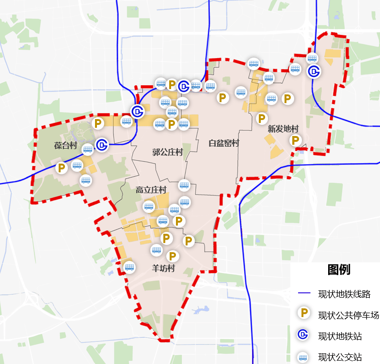 丰台区花乡街道划分图图片