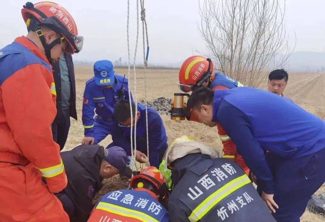 命悬一线，原平蓝天救援队井下救人！