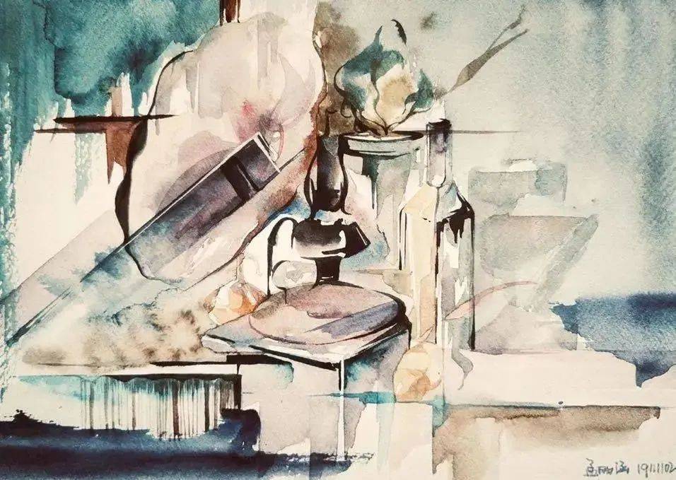 天津美术学院素描与色彩作品