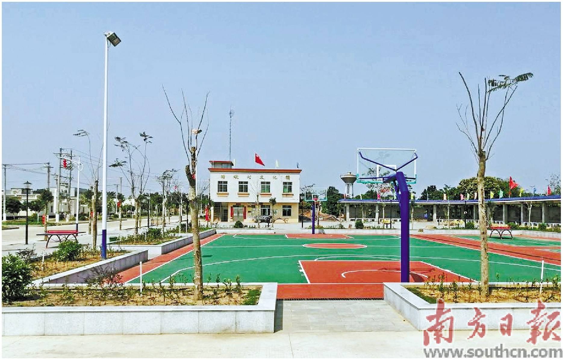 河头镇供图虎溪村墙面立体化改造.