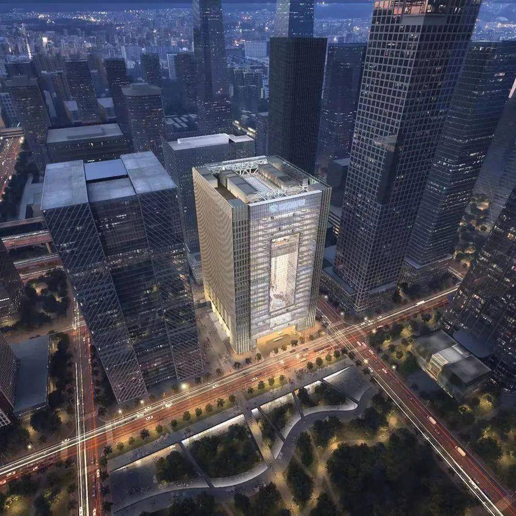 高度突破百米大关!北京朝阳cbd核心区再添新大楼