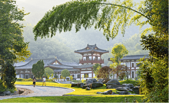 香谷小镇→润浩国际垂钓基地→金色芭黎庄园→数字游垫资溪生态康养一