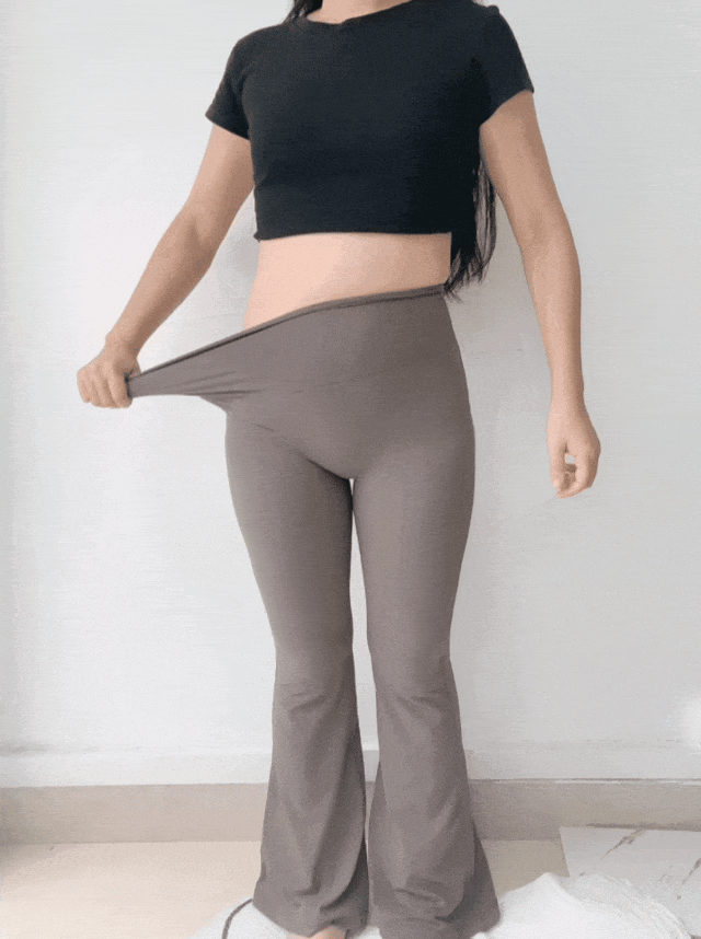 马思纯卫衣喇叭裤太青春学生妹啦开春这组穿搭显高10厘米显瘦10斤