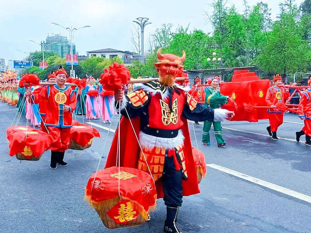 2024丰都庙会巡游花车故事