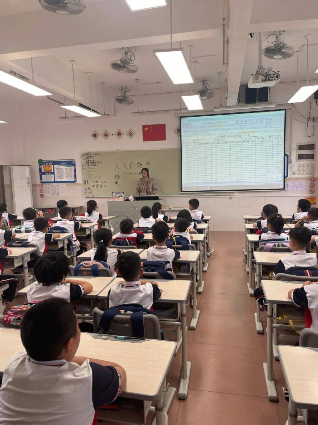 内生教育个性发展星星之火代代相传记里水中心小学开展第五次队前教育